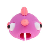 Maxbell Cute Fish Animal Anti-break USB Data Charger Cable Saver Protector purple
