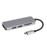 Maxbell 5in1 USB Type C Hub 4K HDMI & USB 3.0 & TF/SD Card Reader Adapter