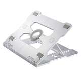Maxbell Adjustable 8-Angle Laptop Stand Compatible with MacBook Pro/Air, 11-14" Notebook and Tablet Desktop Space-Saving Holder with Anti-Slip Silicone Pad