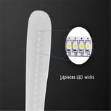 Max USB Reading Lamp Touch Switch LED Light for Keyboard Laptop PC white