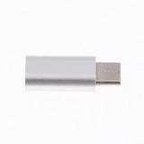 Maxbell 2Piece USB Type C Converter Adapter Charge Data Sync for iPhone Silver