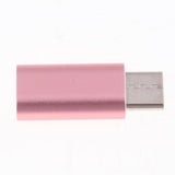 Maxbell 2Piece USB Type C Converter Adapter Charge Data Sync for iPhone Pink