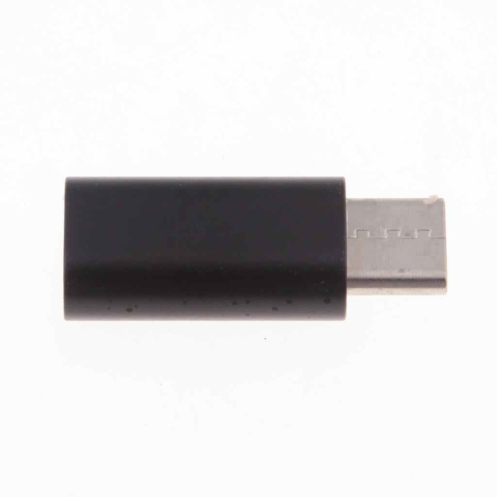 Maxbell 2Piece USB Type C Converter Adapter Charge Data Sync for iPhone Black