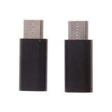 Maxbell 2Piece USB Type C Converter Adapter Charge Data Sync for iPhone Black