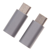 Maxbell 2Piece USB Type C Converter Adapter Charge Data Sync for iPhone Gary
