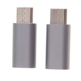 Maxbell 2Piece USB Type C Converter Adapter Charge Data Sync for iPhone Gary