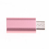 Maxbell 3Piece Micro USB Converter Adapter Charge Data Sync for iPhone Rose Gold