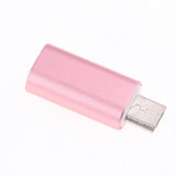 Maxbell 3Piece Micro USB Converter Adapter Charge Data Sync for iPhone Rose Gold