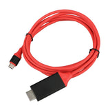 Maxbell Type C To HDMI HDTV TV Cable Adapter for Samsung Macbook 2Meter