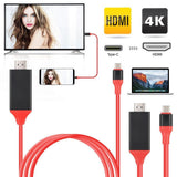 Maxbell Type C To HDMI HDTV TV Cable Adapter for Samsung Macbook 2Meter