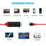 Maxbell Type C To HDMI HDTV TV Cable Adapter for Samsung Macbook 2Meter