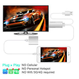 Maxbell HDMI Mirroring Smart Cable HDTV AV Phone to TV Adapter for iPhone / Android