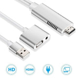 Maxbell HDMI Mirroring Smart Cable HDTV AV Phone to TV Adapter for iPhone / Android