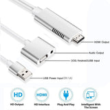 Maxbell HDMI Mirroring Smart Cable HDTV AV Phone to TV Adapter for iPhone / Android