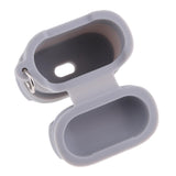 Max Silicone Protective Cover Case with Anti-Lost Strap for Apple AirPods Gray