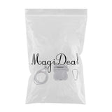 Max Silicone Protective Cover Case with Anti-Lost Strap for Apple AirPods Gray