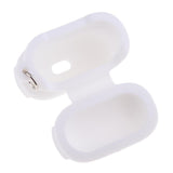 Max Silicone Protective Cover Case with Anti-Lost Strap for Apple AirPods White