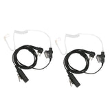 Maxbell 2Piece Walkie Talkie Earpiece Headset For Motorola with Microphone Security