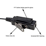 Maxbell 2Piece Walkie Talkie Earpiece Headset For Motorola with Microphone Security