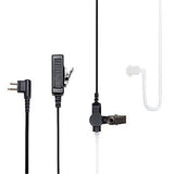 Maxbell 2Piece Walkie Talkie Earpiece Headset For Motorola with Microphone Security