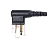 Maxbell 2Piece Walkie Talkie Earpiece Headset For Motorola with Microphone Security