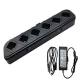Max 6-Way Six-Way Universal Rapid Multi Charger For BaoFeng BF-888S BF-777S EU