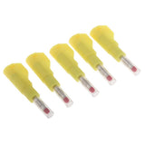 Maxbell 5Pieces 4mm Banana Plug for Test Probes Instrument Meter Connector yellow - Aladdin Shoppers