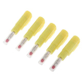 Maxbell 5Pieces 4mm Banana Plug for Test Probes Instrument Meter Connector yellow - Aladdin Shoppers