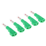 Maxbell 5Pieces 4mm Banana Plug for Test Probes Instrument Meter Connector green - Aladdin Shoppers
