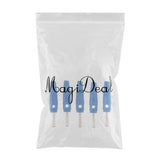 Max 5Pieces 4mm Wire Audio Speaker Cable Banana Plug Connectors Adapter blue