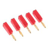 Max 5Pieces 2mm Banana Plug for Test Probes Instrument Meter Connector red
