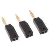 Max 5Pieces 2mm Banana Plug for Test Probes Instrument Meter Connector black