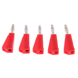 Max 5Pieces 4mm Banana Plug for Test Probes Instrument Meter Connector red