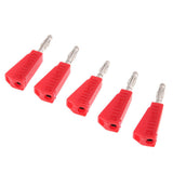 Max 5Pieces 4mm Banana Plug for Test Probes Instrument Meter Connector red