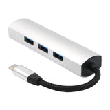 Maxbell Ultra Slim USB Type C Adapter, USB-C to 4 Ports USB-A 3.0 Converter Cable Compatible For USB Type C Devices