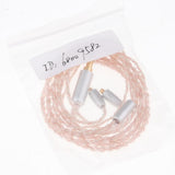 Maxbell Earphone Audio Cable DIY 3.5mm For SE215/SE315/SE425/SE535 pink
