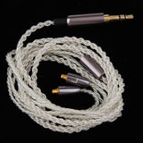 Maxbell Earphone Audio Cable DIY 3.5mm For SE215/SE315/SE425/SE535 clear and Brown