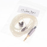 Maxbell Earphone Audio Cable DIY 3.5mm For SE215/SE315/SE425/SE535 clear and Brown