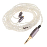 Maxbell Earphone Audio Cable DIY 3.5mm For SE215/SE315/SE425/SE535 clear and Brown