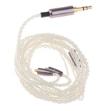 Maxbell Earphone Audio Cable DIY 3.5mm For SE215/SE315/SE425/SE535 clear and Brown