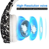 Maxbell Deep Bass Game Headphone Sound Over-Ear Gaming Headset with LED Light