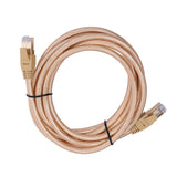 Max Cat7 Ethernet Cable Lan Network RJ45 Patch Cable For PC Laptop 10Gbps 1Meter