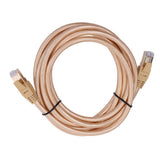 Max Cat7 Ethernet Cable Lan Network RJ45 Patch Cable For PC Laptop 10Gbps 1Meter