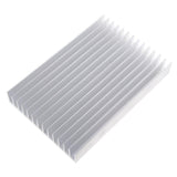 Maxbell Aluminum Heat Sink Heatsink Module Cooler Fin for High Power Amplifier Transistor Semiconductor Devices, 117.5x25x175mm