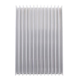 Maxbell Aluminum Heat Sink Heatsink Module Cooler Fin for High Power Amplifier Transistor Semiconductor Devices, 117.5x25x175mm