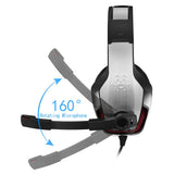 Maxbell Porfessional Gaming Stereo Headset Headphone with Mic LED Light Red