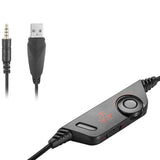 Maxbell Porfessional Gaming Stereo Headset Headphone with Mic LED Light Red