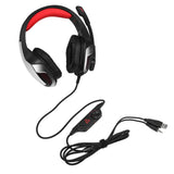 Maxbell Porfessional Gaming Stereo Headset Headphone with Mic LED Light Red