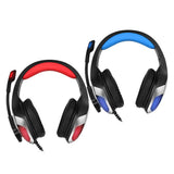 Maxbell Porfessional Gaming Stereo Headset Headphone with Mic LED Light Red