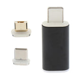 Maxbell Type C Port Magnetic Adapter Charger For iPhone IOS Android Type C Black